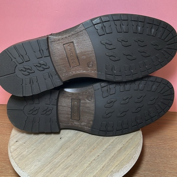 Varese Gobi‎ ll Black Faux Leather Chukka Boot Comfy Career Office Casual New - Picture 3 of 7